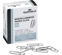 Скрепки Durable 26 мм, 100 шт, оцинкованные, картонная упаковка 1206-25
