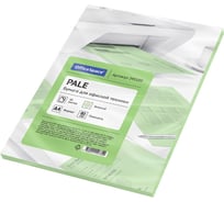 Цветная бумага OfficeSpace pale А4, 80 г/м2, 50 листов, зеленый 245189