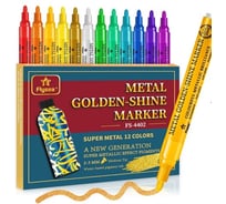 Набор маркеров Flysea Golden Shine marker, упаковка 12 цветов FS-4402