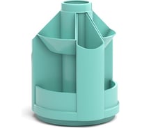 Вращающаяся настольная пластиковая подставка ErichKrause Mini Desk, Pastel, мятный 53683