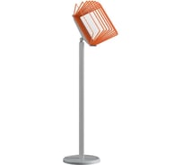 Демосистема перекидная напольная VRT МАЧТА с регулируемым углом наклона, серого цвета, 10 рамок А4, оранжевые 04146.08