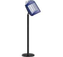 Демосистема напольная перекидная VRT МАЧТА с регулируемым углом наклона, черного цвета, 10 рамок А4, синего цвета 04144.03