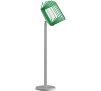 Демосистема перекидная напольная VRT МАЧТА с регулируемым углом наклона, серого цвета, 10 рамок А4, зеленые 04146.06