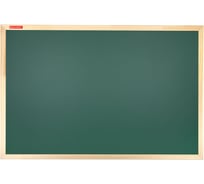 Доска для мела магнитная BRAUBERG Wood 60x90 см, зеленая, деревянная рамка 238800