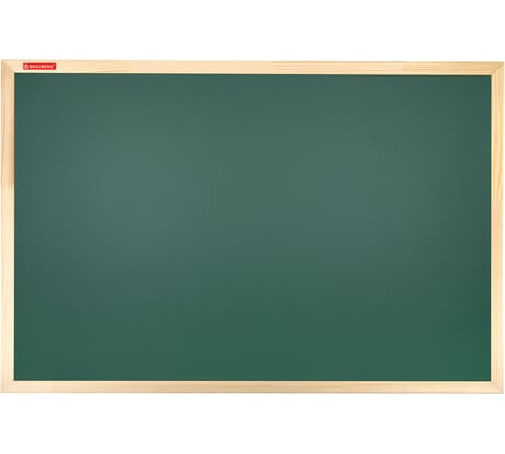Доска для мела магнитная BRAUBERG Wood 60x90 см, зеленая, деревянная рамка 238800