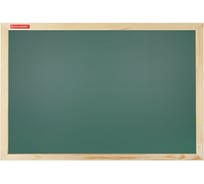 Доска для мела магнитная BRAUBERG Wood 30x45 см, зеленая, деревянная рамка 238797