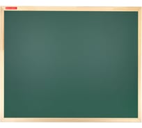 Доска для мела магнитная BRAUBERG Wood 50x70 см, зеленая, деревянная рамка 238799