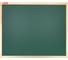 Доска для мела магнитная BRAUBERG Wood 50x70 см, зеленая, деревянная рамка 238799 1