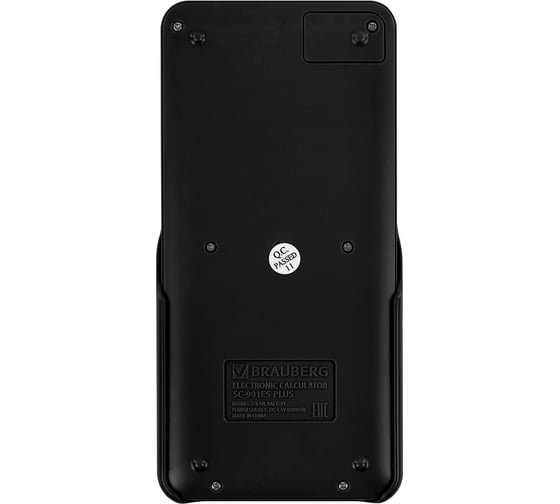 Калькулятор инженерный BRAUBERG SC-991ES-PLUS-BK (164x80 мм) 552 функций, 10+2 разр., черный 272651