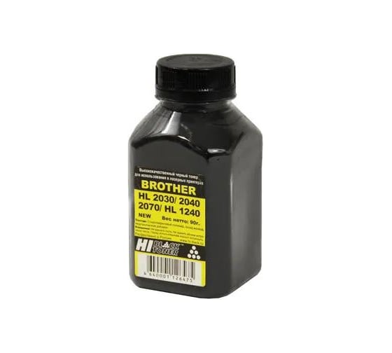 Тонер Hi-Black для Brother HL-2030/2040/2070/1240, Bk, 90 г, банка HB-BR-HL2030/2040/2070-Bk-90G