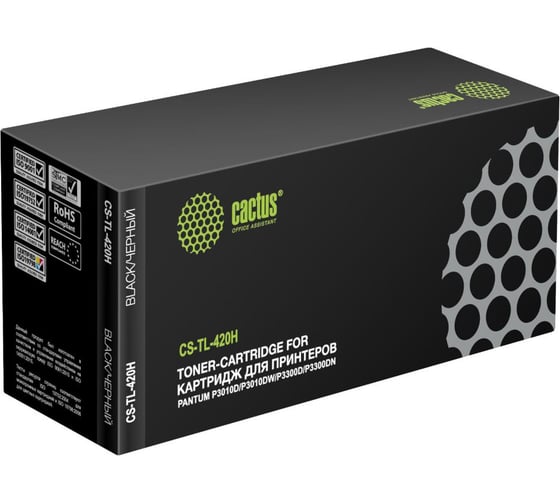 Картридж лазерный CACTUS CS-TL-420HP черный (3000стр.) для Pantum M6700D/M6700DW/M6703DW/M6800FDW/M7 2088510 1
