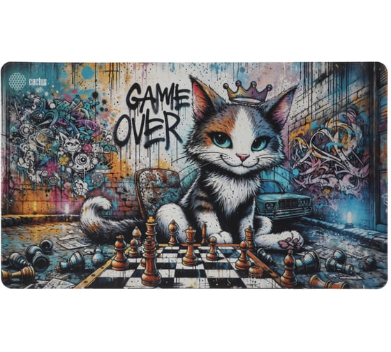 Коврик для мыши CACTUS Game Over 900x400x4мм (CS-MP-COR01XXL) 2077138