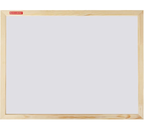 Доска магнитно-маркерная BRAUBERG Wood 45x60 см, деревянная рамка 238794