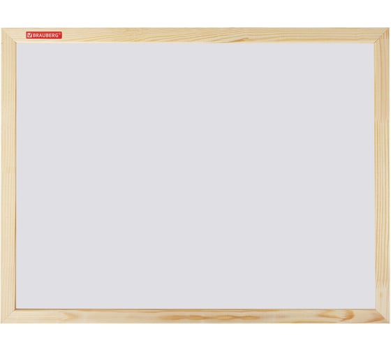Доска магнитно-маркерная BRAUBERG Wood 45x60 см, деревянная рамка 238794