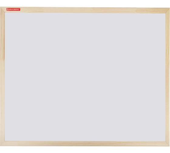 Доска магнитно-маркерная BRAUBERG Wood 50x70 см, деревянная рамка 238795