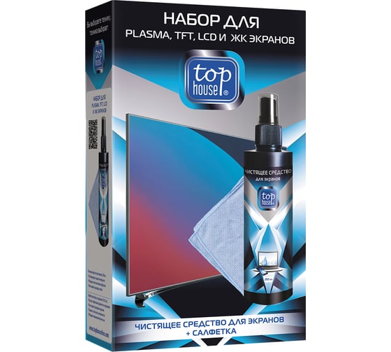 Набор для PLASMA TOP HOUSE TFT, LCD и  ЖК экранов, 2 предмета 391510