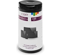 Чистящие салфетки для всех типов экранов Cbr 100 шт, не содержат спирта, туба CS 0033-100