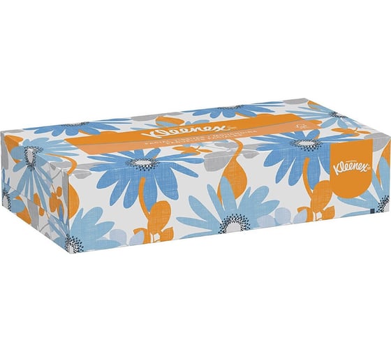 Салфетки для лица Kimberly-Clark Kleenex стандартные, белый 21400