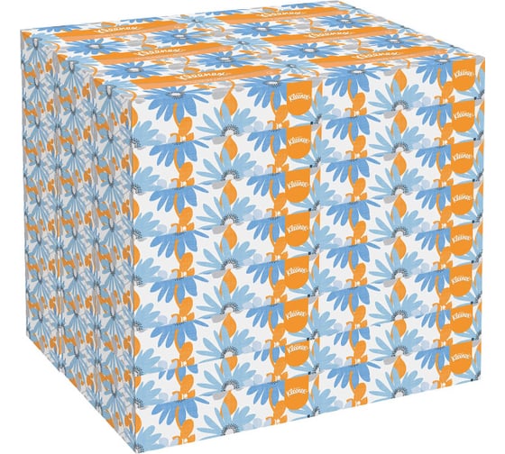 Салфетки для лица Kimberly-Clark Kleenex стандартные, белый 21400
