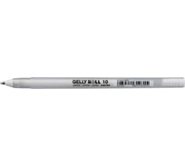 Гелевая ручка SAKURA Gelly Roll белый толстый стержень 10 XPGB1050