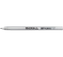 Гелевая ручка SAKURA Gelly Roll белый тонкий стержень 05 XPGB0550