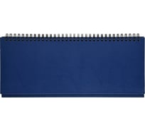 Недатированный планинг LITE 56 листов 303х127 мм твердая обложка, бумвинил синий PNL-BV/B