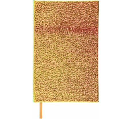 Записная книжка LOREX IRIDESCENT А6 оранжевый переливающийся 96 листов, линия твердая обложка LXNBA6OR-ID