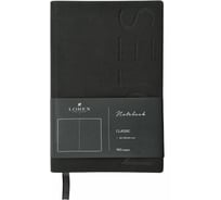 Записная книжка LOREX CLASSIC А6 черный 80 листов, в точку мягкая обложка LXNBA6BС-CL