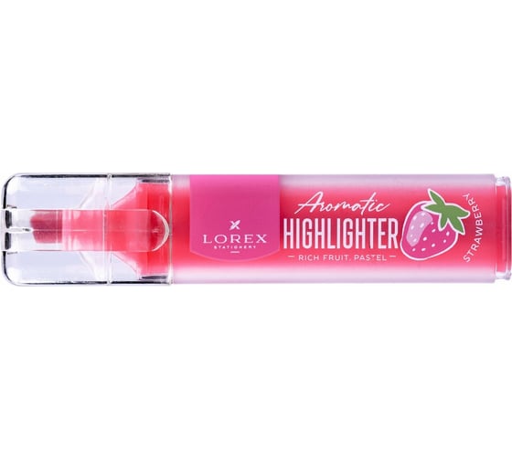 Ароматизированный текстовый маркер LOREX RICH FRUIT.PASTEL 1-3,5 мм фламинго скошенный LXTMA-RFPP