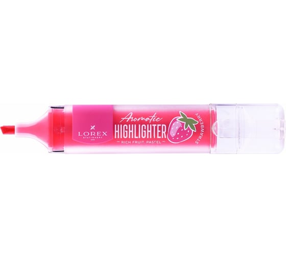 Ароматизированный текстовый маркер LOREX RICH FRUIT.PASTEL 1-3,5 мм фламинго скошенный LXTMA-RFPP