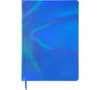 Записная книжка LOREX HOLOGRAPHY B6 синяя голография 80 листов, линия интегральная обложка LXNBB6BL-HG