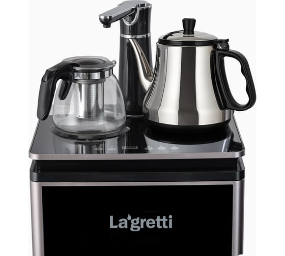 Кулер Lagretti Тиабар LKa Venice с чайным столиком black/silver LG015