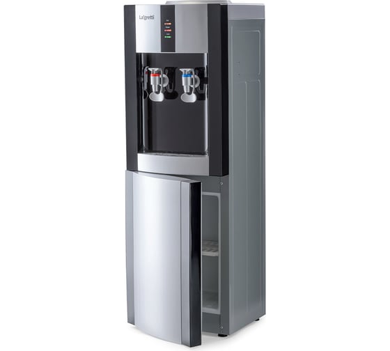 Напольный кулер для воды Lagretti Milan LD black/silver LG003
