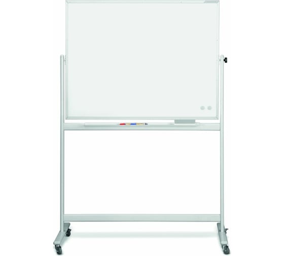 Мобильная доска Magnetoplan SP 2000х1000 мм, белая, лаковая, вращающаяся 1240989