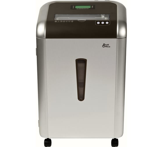 Уничтожитель ProfiOffice Alligator 915CC+, 3 уровня секретности, 2х10 мм, 15 листов, 26 л, CD, карты 91935