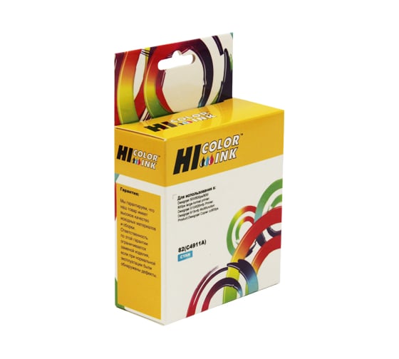 Картридж для HP DJ 500/800, №82, C Hi-Black HB-C4911A HB-HP№82(C4911A)-C 1