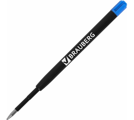 Стержень шариковый масляный BRAUBERG КОМПЛЕКТ 30 штук, СИНИЙ, тип PARKER, 98мм, линия 0,5мм 170405