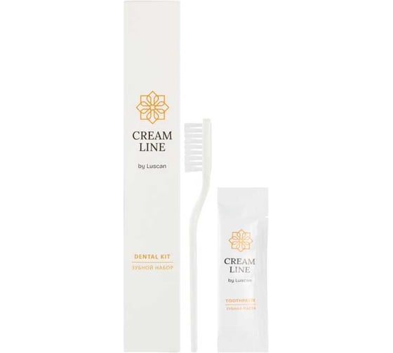 Набор зубной LUSCAN Cream Line флоупак, 300 шт 1921174 1