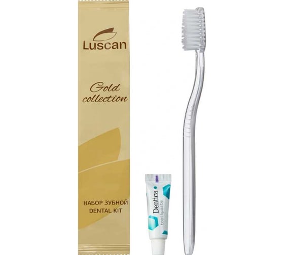 Набор зубной LUSCAN Gold Collection ПЭ, 300 шт 2039448