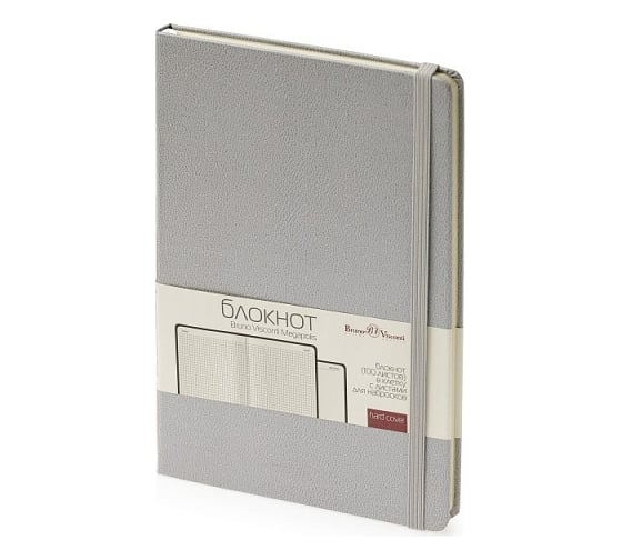 Блокнот Bruno Visconti MEGAPOLIS JOURNAL формат А5, 100 листов, серебро 3-101/07 1