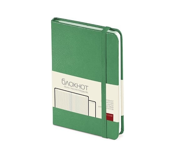Блокнот Bruno Visconti MEGAPOLIS JOURNAL формат А6, 100 листов, зеленый 3-102/03 1