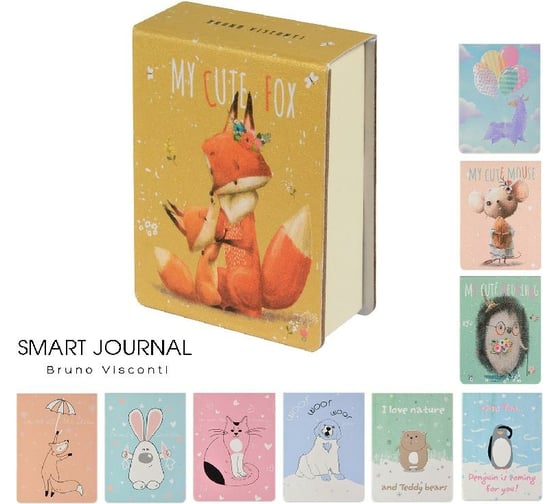 Блокнот Bruno Visconti SMART JOURNAL формат А7, отрывной блок без линовки 3-558