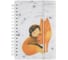 Блокнот Bruno Visconti CUTE JOURNAL формат А6+, 80 листов, на гребне с резинкой в точку 3-575/03 1