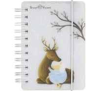 Блокнот Bruno Visconti CUTE JOURNAL FOREST DREAM формат А7, 80 листов, на гребне с резинкой 3 вида клетка 3-573/04