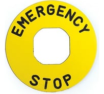 Табличка аварийной кнопки Emas BET90P