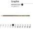 Чернографитовый карандаш Bruno Visconti Graphix 2В 21-0002 2