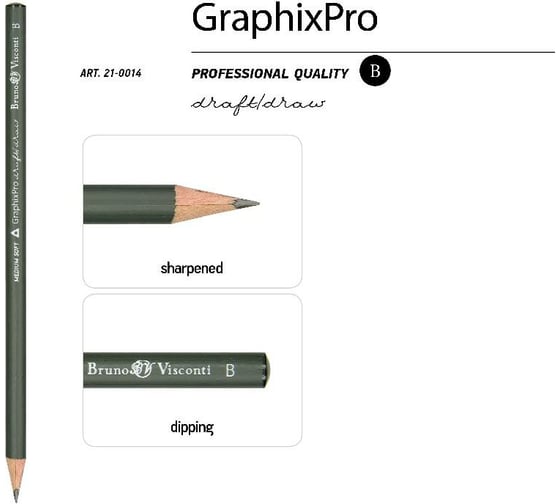 Чернографитовый карандаш Bruno Visconti GraphixPro B 21-0014
