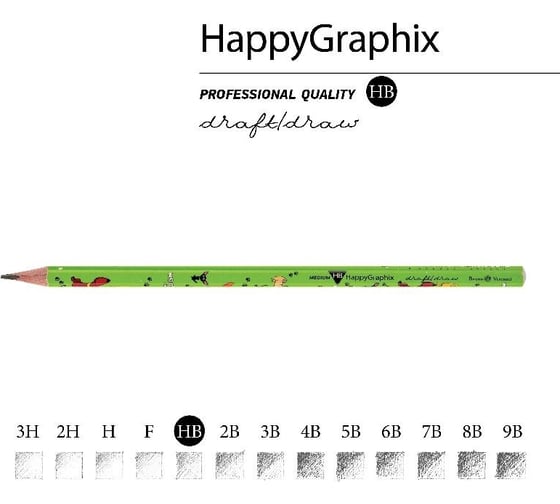 Чернографитовый карандаш Bruno Visconti HappyGraphix СОБАЧЬЯ ПЛОЩАДКА НВ 21-0030/40