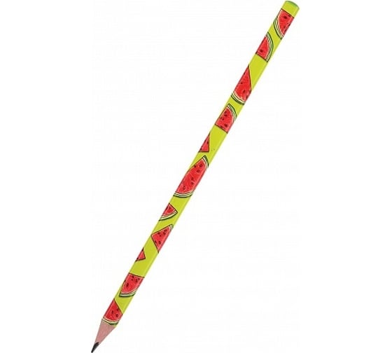 Чернографитовый карандаш Bruno Visconti HappyGraphix Fresh & fruity Арбуз НВ 21-0030/48 1