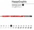Чернографитовый карандаш Bruno Visconti HappyGraphix НВ 21-0030/51 2